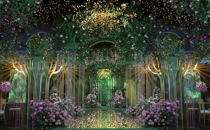 昭化奇妙森林婚礼堂效果展示