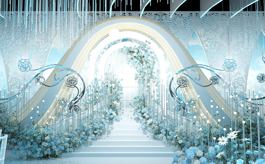 昭化釡香烙馍村水晶厅效果展示